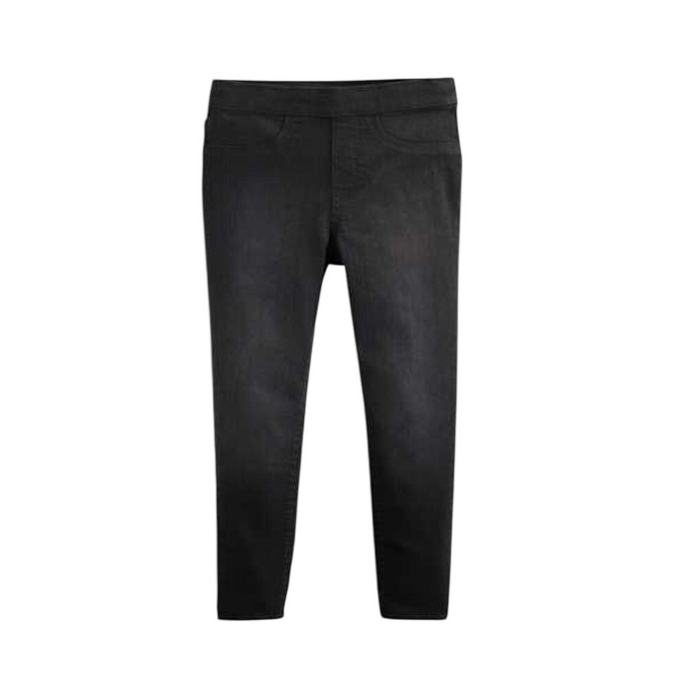 Quince Kid Fleece Lined‎ Legging Black Knit Velvety Soft Line Girls 7